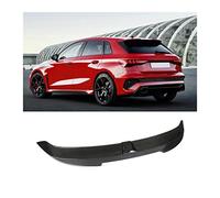 HACKBEPW Auto In Fibra Carbonio Posteriore Tetto Spoiler Diffusore Splitter Portellone Posteriore Tronco Ala Di Coda Per Audi A3 Per Sline S3 Per RS3 Hatchback 2021 2022