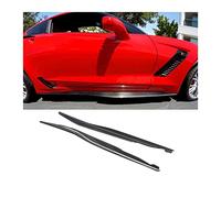 HACKBEPW Per Chevrolet Per Corvette C7 Z06 2014 UP Auto In Fibra Di Carbonio Lato Paraurti Diffusore Laterale Gonne Grembiule Estensione Lip Spoiler Splitter Body Kit