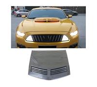 HACKBEPW Per Ford Per Mustang 2015 2016 2017 Auto Paraurti Anteriore Cofano Motore Vent Copertura Spoiler Protector Splitter Decorativo Con La Luce Body Kit(No lights)