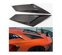 HACKBEPW Per Lamborghini Per Aventador Per LP700 Per LP720 Per LP750 Auto In Fibra Di Carbonio Posteriore Coperture Posteriori Il Lato Di Ingresso Tuyere Spoiler Splitter