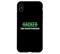 Hacker Cyber Security Professionals Ethical Hacker Uomo Custodia per iPhone XS Max