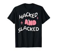 Hacker E Relax Vita da Programmatore Pigro Divertente Maglietta