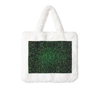 Hacker Era - Borsa da donna in peluche, perfetta per chiavi, rossetto e altro ancora, regalo ideale per Natale, San Valentino
