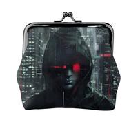 Hacker Era - Portamonete da donna con stampa, con chiusura a bacio, per monete, carte, piccoli oggetti