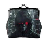 Hacker Era Printing, piccolo kit da viaggio, borsa compatta per campeggio, avventure e viaggi di pesca, nero, Taglia unica, Art Deco