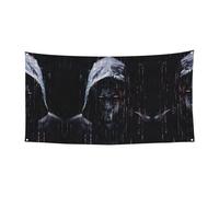 Hacker Era Stampa Holloween Festivo Banner Decorazioni, Cartello per Celebrazioni, Facile da appendere con corde, 1 confezione