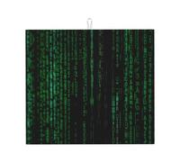 Hacker Era Tappetino scolapiatti stampato, tappetino assorbente per piano di lavoro, adatto per conservare coltelli, tazze e piatti.