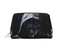 Hacker Era - Trousse da viaggio per trucchi con scomparti, borsa da toilette portatile da donna, Oro, One Size