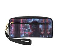 Hacker Era - Trousse per cosmetici da donna, borsa da viaggio per articoli da toeletta e accessori, organizer con cerniera, idea regalo, Nero , Taglia unica, Astuccio per trucchi