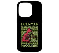 Hacker Hacking Programmatore Linux Password Hacker Coder AI Custodia per iPhone 14 Pro