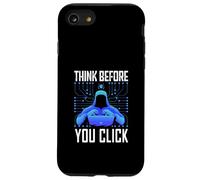 Hacker, programmatore di hacking, Linux, Cybersecurity Data Coder AI Custodia per iPhone SE (2020) / 7/8