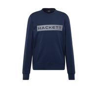 Hackett London Felpa 'ESSENTIAL' blu / grigio argento Uomo Hackett London S blu / grigio argento