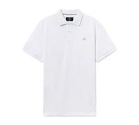Hackett London Slim Fit Logo Maglietta Polo, Bianco (Optic White), L Uomo