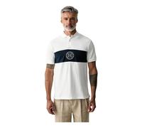 Hackett - Polo a Maniche Corte Classica con Pannello Brandizzato - - Tops - Uomo - Bianco - XL