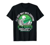 Hacking IT Tech Seriamente programmatore Cyber Security Hacker Maglietta