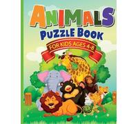 Hackney And Jones Animals Puzzle Book for Kids Ages 4-8 (Tascabile)