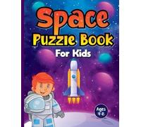 Hackney And Jones Space Puzzle Book for Kids Ages 4-8 (Tascabile)