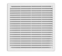 Haco - Griglia Di Ventilazione Ventilazione di plastica manico con protezione insetti: 300 x 300 mm - Bianco