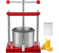 HACSYP Torchio per UVA Torchio for Frutta, spremiagrumi Manuale for Uso Domestico, estrattore for spremiagrumi in Acciaio Inossidabile da 5,5 Litri, for la Produzione di Sidro, Vino e succhi