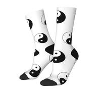 HACXZ Calzini Tai Chi Yin e Yang, calzini in cotone comodi e originali, divertenti e casual, perfetti come regalo.