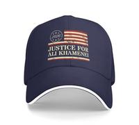 HACXZ Cappellino da Baseball per sostenitori di Justice for Ali Khamenei