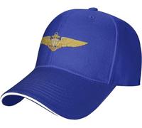 HACXZ Cappellino da Baseball Regolabile da Uomo e Donna con Ali da Pilota di Aviatore navale.