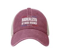 HACXZ Cappellino da Camionista in Rete Social Democrazia - Radicalizzato da Basic Decency Design