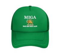 HACXZ Cappello a Rete per Uomo e Donna Make Iran Great Again Nero P49