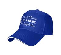 HACXZ Cappello da Baseball Non Voglio Stare Dove c'è la Gente