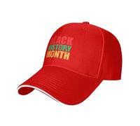 HACXZ Cappello da Baseball Regolabile per Uomo e Donna per la Celebrazione dell'orgoglio afroamericano del Mese della Storia Nera.