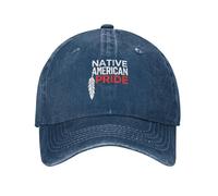 HACXZ Cappello dell'orgoglio dei nativi Americani, Cappelli per popoli indigeni per Uomo e Donna, Cappellini da Golf Stile papà