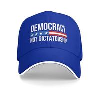 HACXZ Cappello Democrazia Non Dittatura, Berretto Anti-Baseball, Cappellini da Camionista