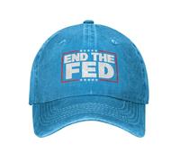 HACXZ Cappello End The Fed, Cappello Stop The Fed Trucker, Berretto da Baseball Regolabile per Uomo e Donna