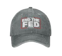 HACXZ Cappello End The Fed, Cappello Stop The Fed Trucker, Berretto da Baseball Regolabile per Uomo e Donna