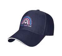 HACXZ Cappello Protect Trans Kids Transgender Pride Month, Classico Berretto da Baseball Regolabile, Cappello da Camionista per Uomo e Donna, Nero