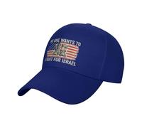 HACXZ Nessuno Vuole Combattere per Israele Cappelli Liberate l'America da Israele Cappellino da Baseball Donna Uomo Cappello