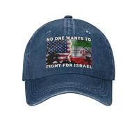 HACXZ Nessuno Vuole Combattere per Israele Cappellino da Baseball per Donna Nessuno Vuole Combattere