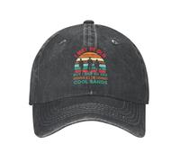 HACXZ Potrei Essere Vecchio, ma Ho Visto Tutte Le Band più Cool. Cappellino da Baseball da Uomo, Cappello Regolabile.