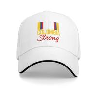 HACXZ Prega per Il Cappello a Colombia Dio benedica la Colombia Cappello Forte per Uomo e Donna Nero
