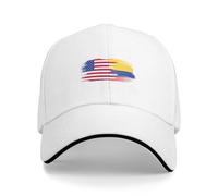 HACXZ Prega per Il Cappello a Colombia Dio benedica la Colombia Cappello Forte per Uomo e Donna Nero