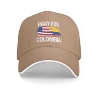 HACXZ Prega per Il Cappello a Colombia Dio benedica la Colombia Cappello Forte per Uomo e Donna Nero