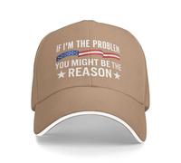 HACXZ Se Il Problema Sono io, potresti Essere tu la Ragione Cappelli da Baseball Uomo Donna