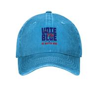 HACXZ Vota Blu a prescindere da Chi Cappello Salva la democrazia Cappelli da Golf Cappelli da Baseball retrò papà