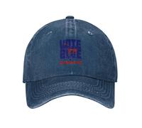 HACXZ Vota Blu a prescindere da Chi Cappello Salva la democrazia Cappelli da Golf Cappelli da Baseball retrò papà