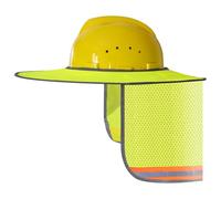Had Hack Sun OMADITÀ VISIBILE Alta VISIBILE, MEGHT Brim FACCHI Solid Sole con Flap Contro E STRUTTO RIFREDUTTO, Accessorio di Sicurezza per lavori Esterni di Costruzione, Non Incluso, Gia