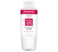Hada Labo Tokyo White micelles, acqua detergente per la pulizia e il trucco di viso, occhi e labbra, delicato con acido ialuronico, idratante per pelli sensibili, 1 x 400 ml