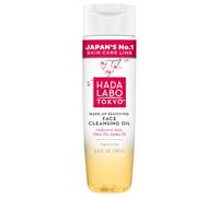 Hada Labo Tokyo White - Olio idratante per la pulizia del viso e la rimozione del trucco con acido ialuronico, idratante per pelli sensibili, 1 x 400 ml