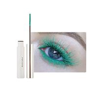 HADAVAKA 2PCS Mascara Voluminoso Extra Lungo in Fibra Colorata, Mascara Incantevole a Lunga Durata, Volume, Allungamento e Senza Sbavature (06# Emerald)