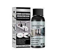 HADAVAKA 50ml Liquid Insulating Rubber Coat, Liquid Insulation Electrical Tape Tube Paste Fast Dry Tape, High Temperature Resistant Flame Retardant Glue, Suit for Indoor & Outdoor Use (Black)