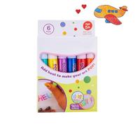 HADAVAKA DIY Bubble Popcorn Drawing Pens, 3D-Art Pen, Magics Colour Drawing Pen, Print Bubble Pen Painting Sets, for Greeting Birthday Cards Embellish Decorate Graffiti Stationery (1 Box)